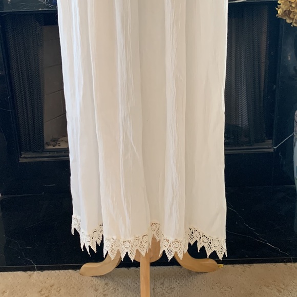 “Mg Apparel” cream muslin classic dress very lightly worn - Picture 3 of 6